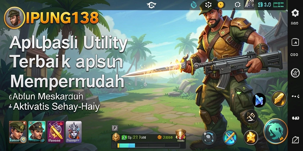 Screenshot utama dari CIPUNG138 menampilkan antarmuka aplikasi Utility yang intuitif.