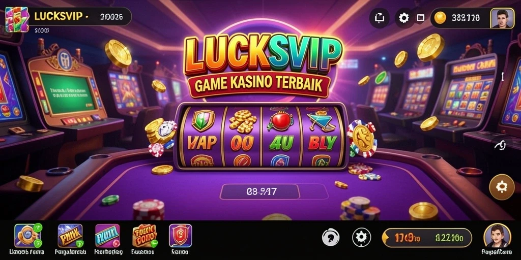 Screenshot gameplay Kasino LUCKSVIP yang menampilkan suasana permainan.